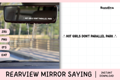 Funny Rearview Mirror Decal Sticker Saying | Parallel Park Product Image 1