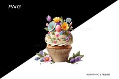 Easter Cupcake Clipart Product Image 1