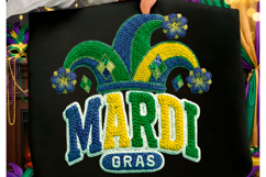 Mardi Gras Png Crochet Png Faux Yarn Product Image 1
