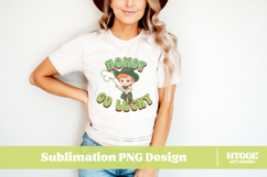 Happy St Patrick&#039;s Day PNG DTF Irish Lucky Leprechaun Beer Product Image 3