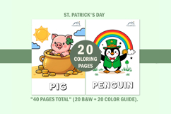 St Patrick's Day Coloring Pages for Kids Product Image 16