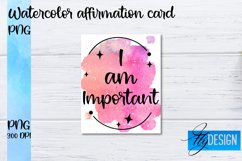 Affirmation cards PNG Bundle | Positive Affirmation Quotes Product Image 13