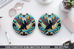 Mythical Car Coaster Sublimation| Mythical Coaster PNG Product Image 1