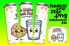 VIBRANT 20oz Tumbler Artwork for Gifts , Kawaii Food Product Image 1