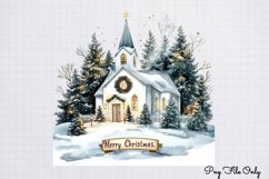 White Rustic Christmas Clipart PNG Product Image 1