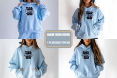 Gildan 18500 Hoodie Mockups, G185 Hoodie Sleeve Mockup Product Image 1