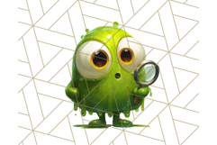 Slime Monster Clipart, Colorful Goo Graphics Png Product Image 4