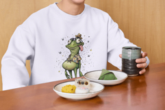 Whimsical Summer Frog Clipart 16 PNG Product Image 6