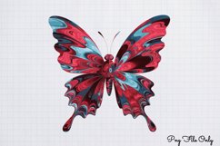 Smoke Butterflies Clipart PNG Product Image 1