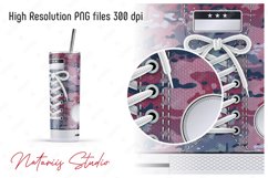Monogram Sneaker patterns for 20oz SKINNY TUMBLER. Product Image 4