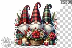 Christmas Gnome Sublimation - Clipart PNG Design Product Image 1