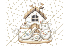Cottagecore Kitchen Chicken Clipart PNG, Fairytale Style Product Image 4