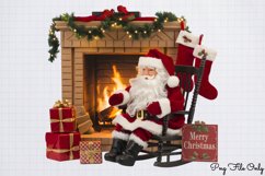 Christmas Festive gnome clipart PNG Product Image 1