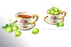 Gooseberry. Watercolor collection Product Image 17