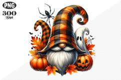Halloween Gnomes Sublimation - Clipart PNG Design Product Image 1