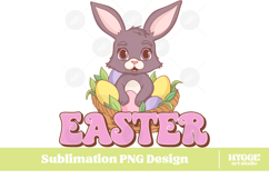 Easter Sublimation PNG Bundle Bunny Chick Farm Hip Hop Joy Product Image 7