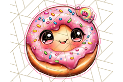 Sweet Treat Face PNG Clipart, Cute Kawaii Dessert Art Png Product Image 4