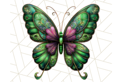 Metallic Butterfly Clipart PNG Clipart, Vibrant Butterfly Product Image 4