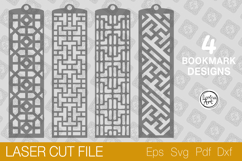 Bookmark Laser Cut SVG |Bookmark Template Product Image 2