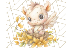 Woodland Nursery Baby Animals And Fantasy Forest PNG Clipart Product Image 4