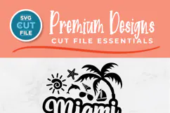 2026 Miami Florida svg - Miami Florida Vacation or Trip svg Product Image 2