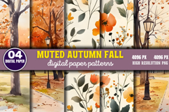 Muted Autumn Fall Backgrounds PNG Product Image 1