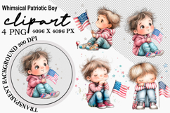 Watercolor 4th Of July Clipart png Watercolor png Product Image 1