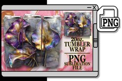 Sparkling Garden Glitz Tumbler Designs Product Image 1