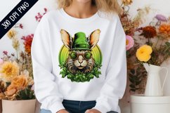 St. Patrick&#039;s Day Bunny Sublimation -Bunny Sublimation Product Image 1