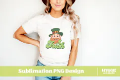 Happy St Patrick's Day PNG DTF Irish Lucky Leprechaun Beer Product Image 2