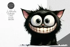 Cat Clipart, Funny kitten clipart, Cat clipart Product Image 1
