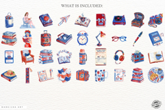 Summer Book Lover Clipart Product Image 4