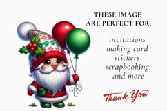 Christmas gnome sublimation, Christmas gnomes clipart bundle Product Image 2