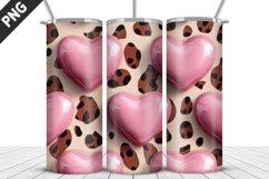Lovely Hearts Tumbler Design | Valentine&#039;s Day Tumbler Wrap Product Image 1