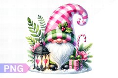 Christmas Gnome Sublimation, Clipart PNG Design Product Image 1