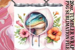 Gentle Moments 20oz tumbler wrap, Dino Product Image 1