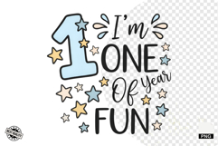 1st Birthday Sublimation PNG - Baby PNG - Birthday PNG Product Image 1
