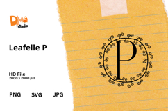 Leafelle Monogram Product Image 1