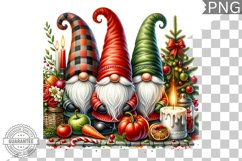 Christmas Gnome Sublimation - Clipart PNG Design Product Image 1