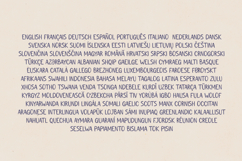 Roughly Yours - Organic Script Font Product Image 16