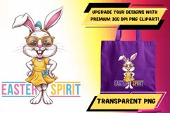 Bold PNG Artwork for Custom Tote Bags , Easter Bunny Product Image 1