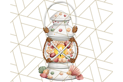 Coastal Cottagecore Summer Clipart PNG, Beachy Calm Vibes Product Image 4
