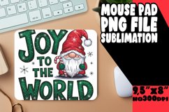 Cozy MOUSE MAT Inspirational Sublimation, Gnomes Product Image 1