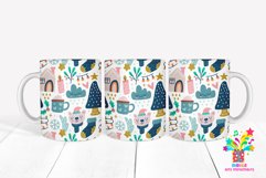 Christmas Mug Sublimation Design #16 / 11oz &amp; 15oz mug wrap Product Image 1