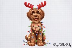 Christmas Dog Clipart PNG Product Image 1