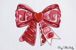 Coquette Valentine Clipart PNG Product Image 1