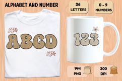 Rustic Burlap Alphabet PNG Farmhouse Letters 300 DPI Product Image 6