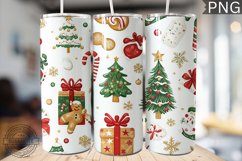 Christmas Tree Tumbler Wrap -High Quality 300 Dpi Product Image 1