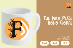 The Wild Petal Boho Floral Monogram Product Image 1