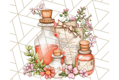 Cottagecore Apothecary PNG Clipart, Rustic Potions &amp; Herbs Product Image 4